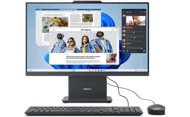 Lenovo IdeaCentre AIO 3 24IRH9 All-in-One PC 24" FHD IPS Non Touch 100Hz, 99% sRGB, 13th Gen Intel Core i7-13620H, Intel UHD Graphics, 8GB DDR5 RAM, 512GB M.2 PCIe NVME - Cloud Grey