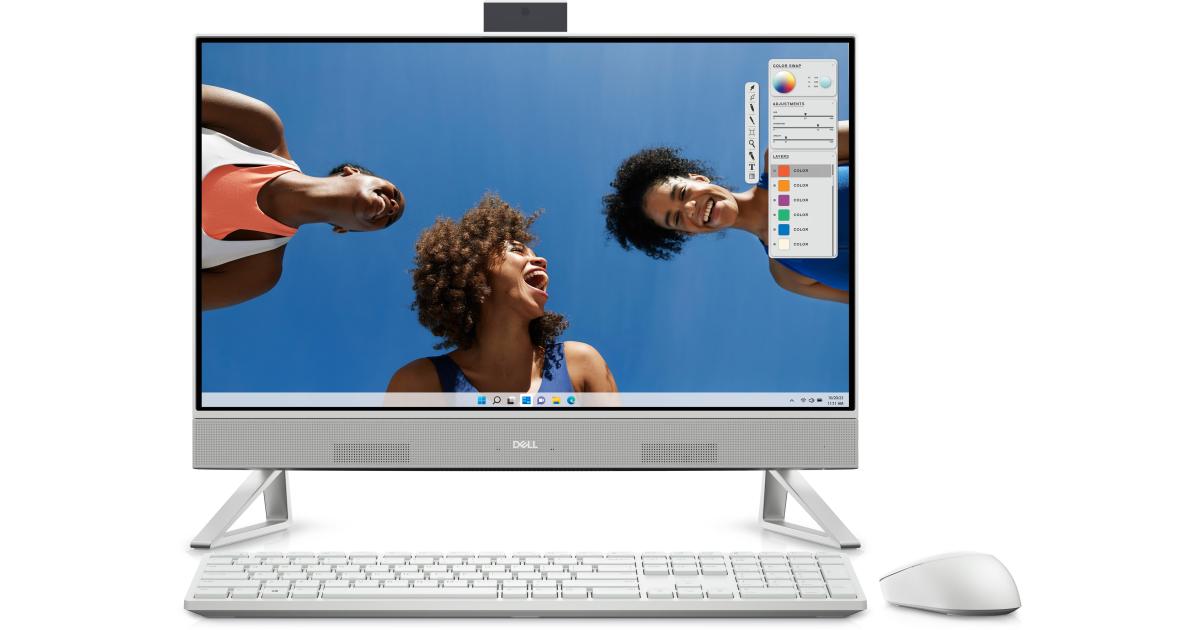 Dell Inspiron 5420 AllinOne Pearl White 24