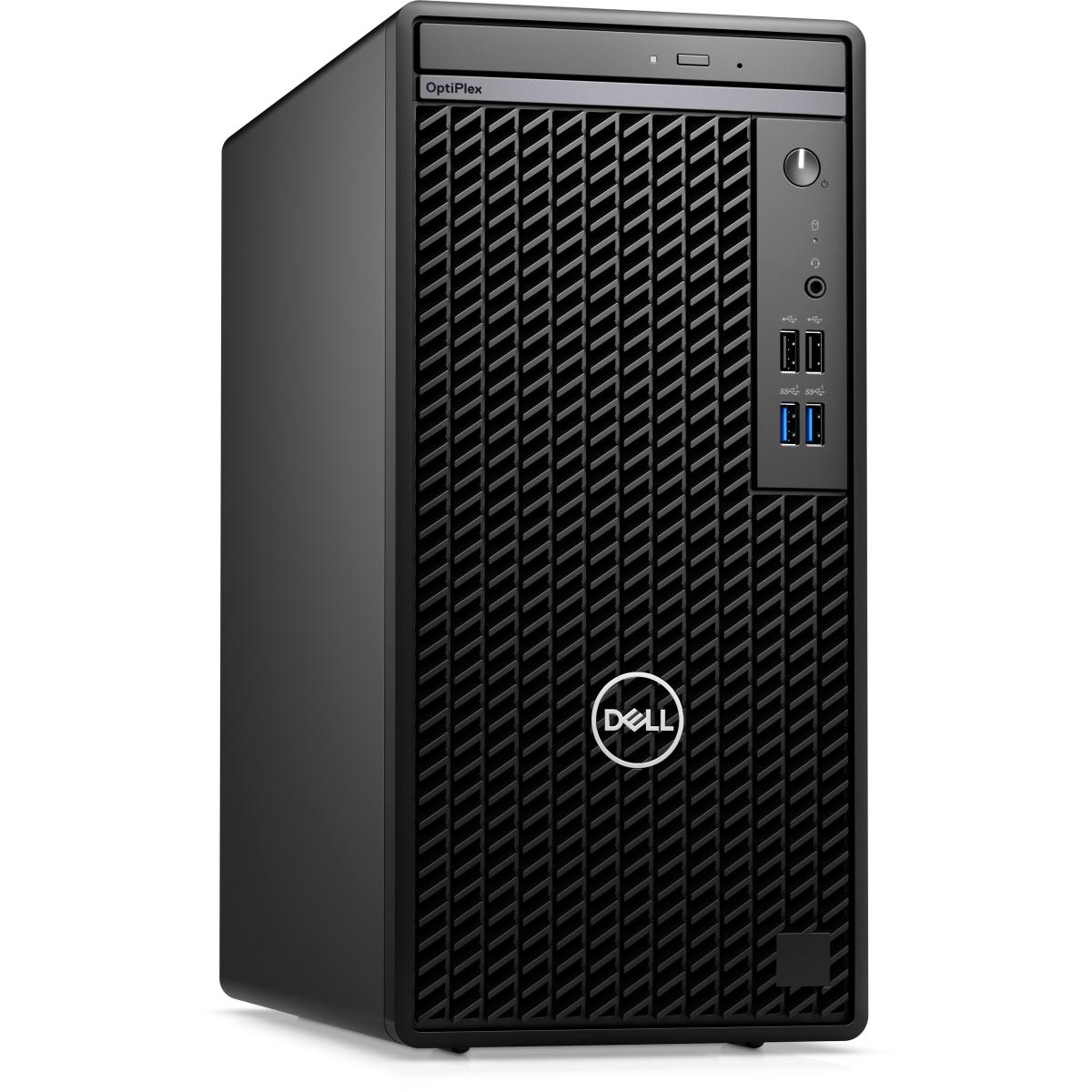 Dell OptiPlex Tower Plus 7010 Business Desktop 12th Gen Intel Core i5-12400, 4GB DDR4 Memory, 512GB M.2 PCIe NVME SSD, w/ DVD, Internal Speaker & 180W Bronze Power Supply