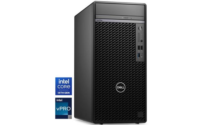 Dell OptiPlex Tower Plus 7020 Business Desktop 14th Gen Intel Core i7-14700 vPro, 8GB DDR5 Memory, 512GB M.2 PCIe NVME SSD, w/ DVD, Internal Speaker & 260W Bronze Power Supply