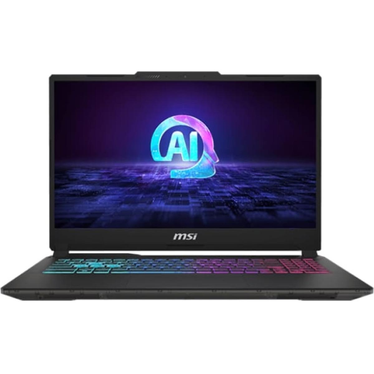 MSI Cyborg AI A1VFK Gaming Laptop 15.6 FHD 144Hz IPS, New Gen Processor Intel Core Ultra 7 155H , Nvidia RTX 4060 8GB GDDR6, 16GB DDR5 RAM, M.2 512GB Gen4 - Black