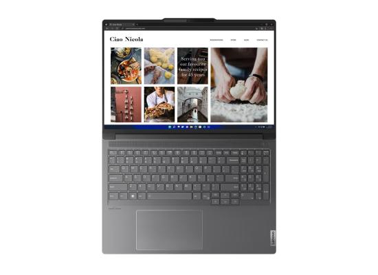 Lenovo ThinkBook 16p G4 IRH Storm Grey Laptop, 16" WQXGA 2.5K (2560x1600) IPS 60Hz Dolby Vision 100% sRGB, 13th Gen Intel Core i7-13700H, NVIDIA GeForce RTX 4060 8GB GDDR6, 32GB DDR5, 1TB M.2 NVMe GEN4 SSD w/ AI LA2-Q Chip
