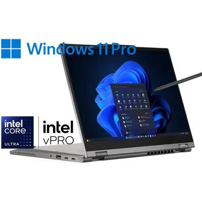Lenovo ThinkPad L13 2-in-1 Gen 6 Grey Laptop w/ Pen, 13.3" WUXGA FHD+ (1920x1200) IPS Touch, Intel Core Ultra 7 255U, Intel Integrated Graphics, 16GB LPDDR5x 7467, 1TB M.2 NVMe GEN4 SSD, Windows 11 Pro