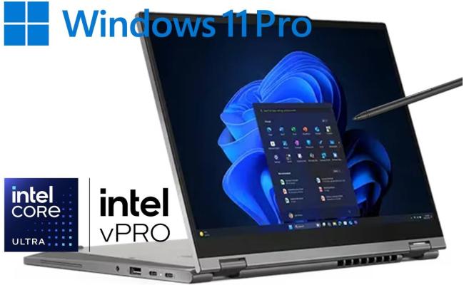 Lenovo ThinkPad L13 2-in-1 Gen 6 Grey Laptop w/ Pen, 13.3" WUXGA FHD+ (1920x1200) IPS Touch, Intel Core Ultra 7 255U, Intel Integrated Graphics, 16GB LPDDR5x 7467, 1TB M.2 NVMe GEN4 SSD, Windows 11 Pro Lenovo ThinkPad L13 2-in-1 Gen 6 Grey Laptop w/ Pen, 13.3" WUXGA FHD+ (1920x1200) IPS Touch, Intel Core Ultra 7 255U, Intel Integrated Graphics, 16GB LPDDR5x 7467, 1TB M.2 NVMe GEN4 SSD, Windows 11 Pro