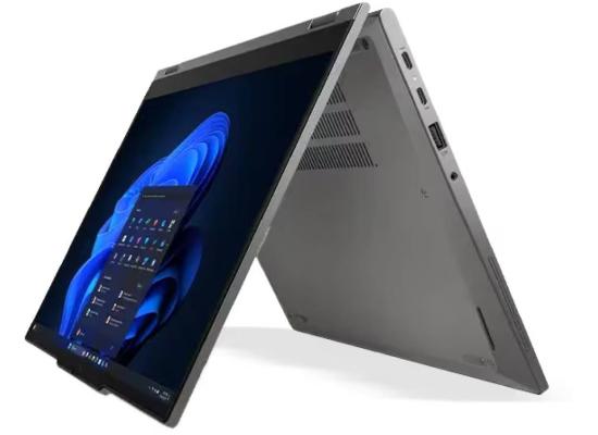 Lenovo ThinkPad L13 2-in-1 Gen 6 Grey Laptop w/ Pen, 13.3" WUXGA FHD+ (1920x1200) IPS Touch, Intel Core Ultra 7 255U, Intel Integrated Graphics, 16GB LPDDR5x 7467, 1TB M.2 NVMe GEN4 SSD, Windows 11 Pro