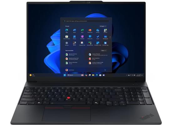 Lenovo ThinkPad E16 Gen 3 Black Laptop, 16" WUXGA FHD+ (1920x1200) IPS, AMD Ryzen 7 250, AMD Radeon 780M Integrated Graphics, 16GB DDR5, 1TB M.2 NVMe GEN4 SSD