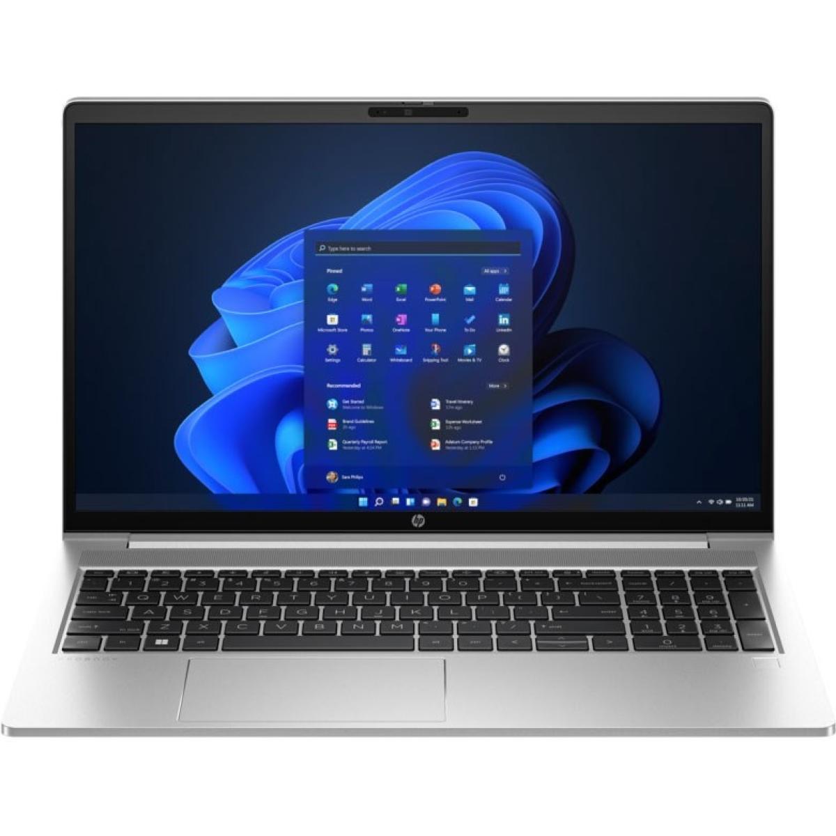 HP ProBook 450 G10 15.6" FHD IPS, 13th Gen Intel Core i5-1335U, 16GB DDR4 RAM, M.2 512GB PCIe NVMe, Intel Iris Xe Graphics, Pike Silver Aluminum Home Or Business Laptop w/ FingerPrint
