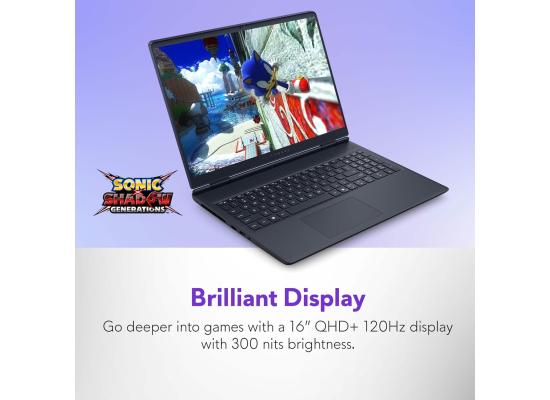 Dell Alienware 16 Aurora 16" IPS WQXGA (QHD+) (2560 x 1600) @120Hz 100% sRGB, Intel Core 9 Processor 270H, Nvidia RTX 5070 8GB GDDR7, 32GB DDR5 RAM, 1TB M.2 PCIe NVMe - (Interstellar Indigo) Gaming Laptop  (3 Years Warranty)