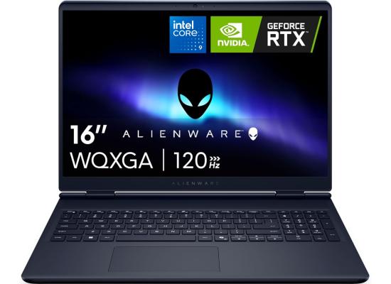 Dell Alienware 16 Aurora 16" IPS WQXGA (QHD+) (2560 x 1600) @120Hz 100% sRGB, Intel Core 9 Processor 270H, Nvidia RTX 5070 8GB GDDR7, 32GB DDR5 RAM, 1TB M.2 PCIe NVMe - (Interstellar Indigo) Gaming Laptop