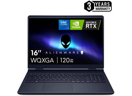 Dell Alienware 16 Aurora 16" IPS WQXGA (QHD+) (2560 x 1600) @120Hz 100% sRGB, Intel Core 9 Processor 270H, Nvidia RTX 5070 8GB GDDR7, 32GB DDR5 RAM, 1TB M.2 PCIe NVMe - (Interstellar Indigo) Gaming Laptop  (3 Years Warranty)