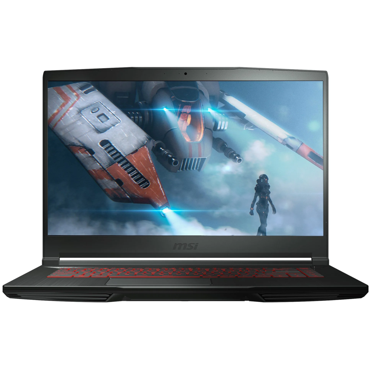 MSI GF63 Thin Gaming Laptop 15.6 FHD 144Hz IPS, 12Gen Intel Core i5-12450H, Nvidia RTX 2050 4GB GDDR6, 8GB DDR4 RAM, M.2 512GB - Black