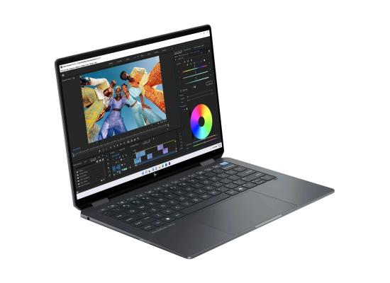 HP OmniBook Ultra Flip Laptop (14-fh0001ne) 14" 3K OLED 120Hz Touch, Intel Core Ultra 7 processor Ultra 7 256V, 16GB LPDDR5x RamOnboard , 1TB M.2 PCIe Gen 4, Intel Arc Graphics, Windows 11 Home w/ Fingerprint & HP Stylus Pen - Eclipse Gray