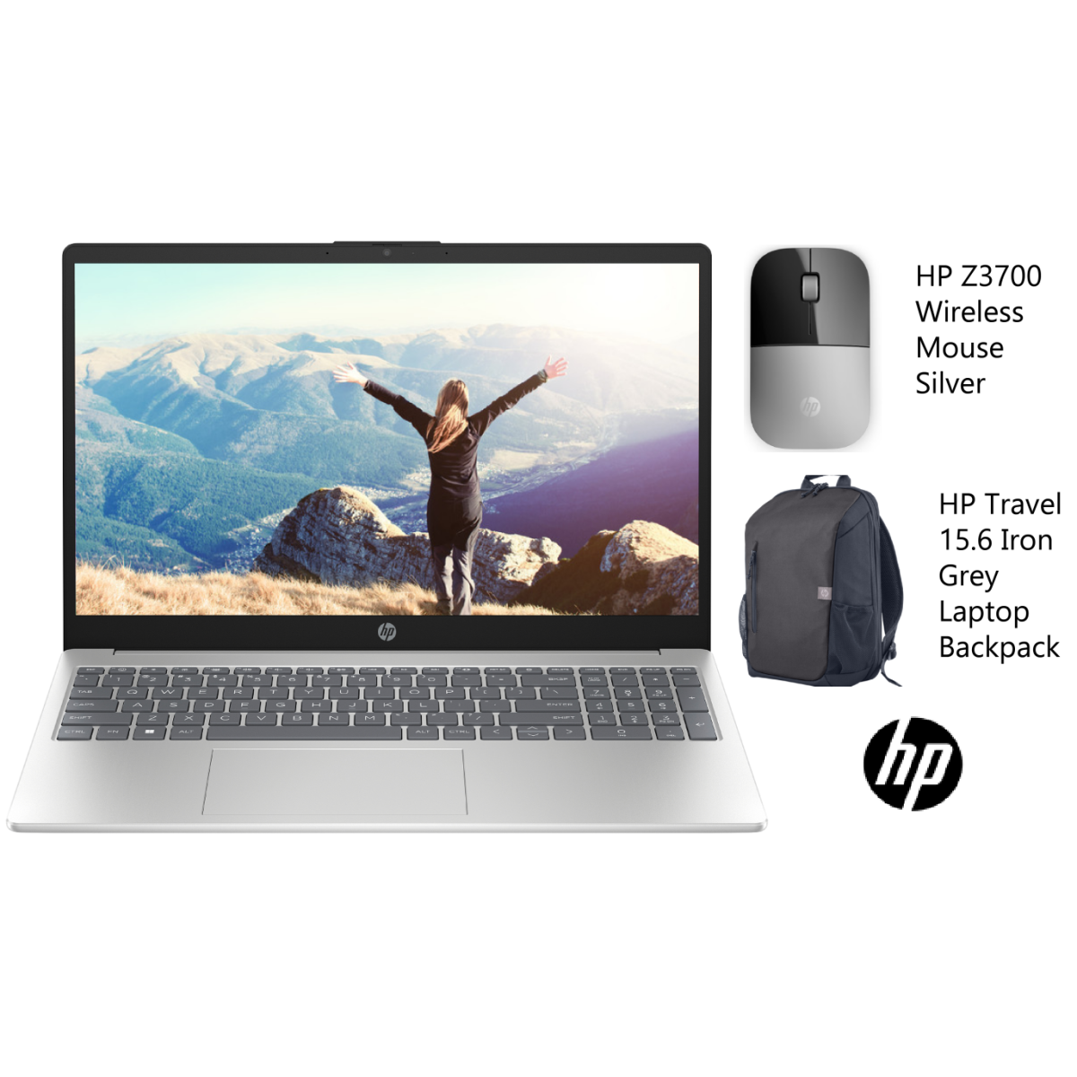 HP (15-fd0268ne) 15.6" FHD SVA, 13th Gen Intel Core i5-1334U, 8GB RAM, M.2 512GB PCIe NVMe, Intel Iris Xe Graphics, Natural Silver Home