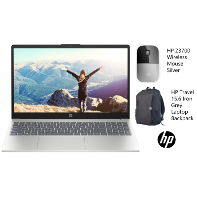 HP (15-fd0268ne) 15.6" FHD SVA, 13th Gen Intel Core i5-1334U, 16GB RAM, M.2 512GB PCIe NVMe, Intel Iris Xe Graphics, Natural Silver Home Or Business Laptop (Customized)