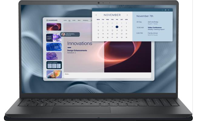 Dell Pro 15 Essential PV15250M, 15.6" FHD WVA @120Hz, 14th Gen (Rebranded) Intel Core 3 100U, 8GB RAM DDR5, M.2 512GB PCIe NVMe, Intel Integrated Graphics, Carbon Black Business Laptop