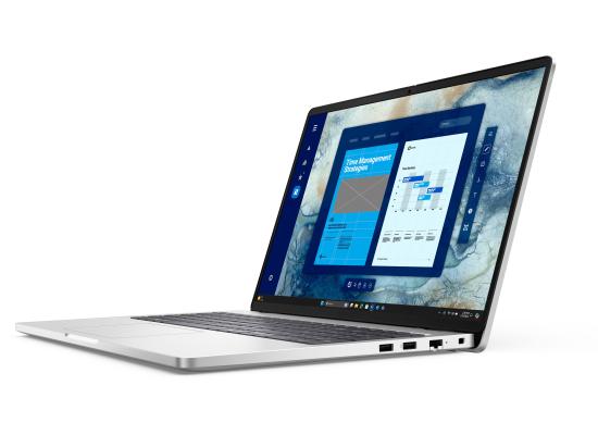 Dell Pro 16, Metallic Finish Laptop, 16" FHD+ IPS, Intel Core Ultra 7 processor 265U vPro, 16GB DDR5, 512GB M.2 NVMEe SSD, Intel Integrated Graphics - Platinum Silver (3 Years Warranty)