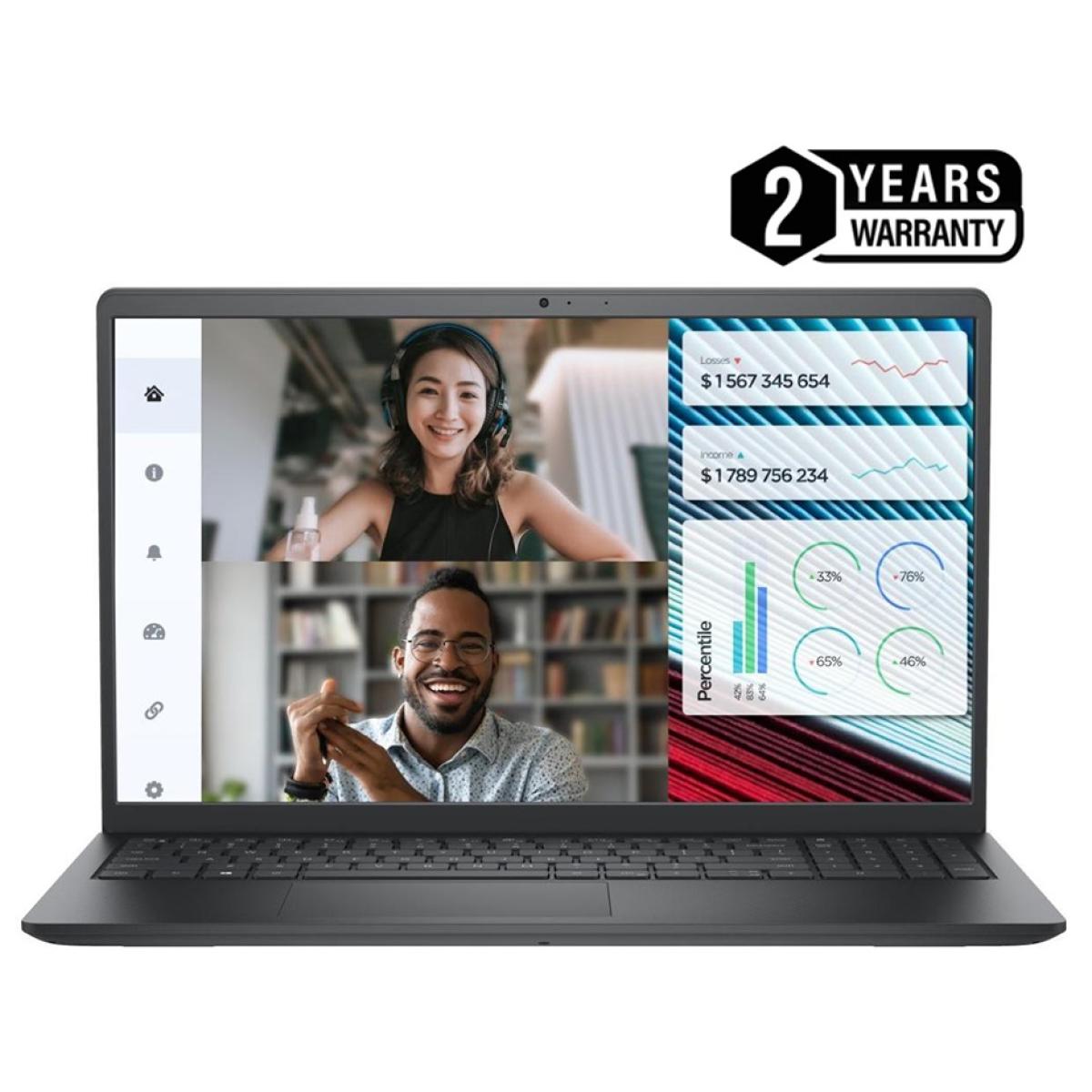 Dell Vostro 3520 15.6" FHD WVA @120Hz, 12th Gen Intel Core i5-1235U, 16GB RAM, M.2 512GB PCIe NVMe, Intel Iris Xe Graphics, Carbon Black Business Laptop (2 Years Warranty)