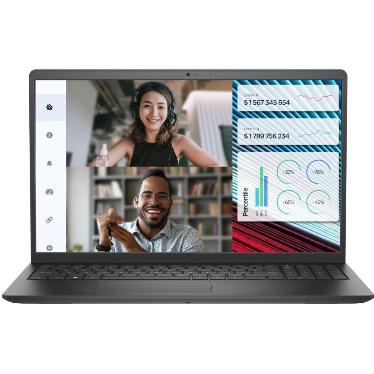 Dell Vostro 3520 15.6" FHD WVA @120Hz, 12th Gen Intel Core i5-1235U, 4GB RAM, M.2 256GB PCIe NVMe, Intel UHD Graphics, Carbon Black Business Laptop