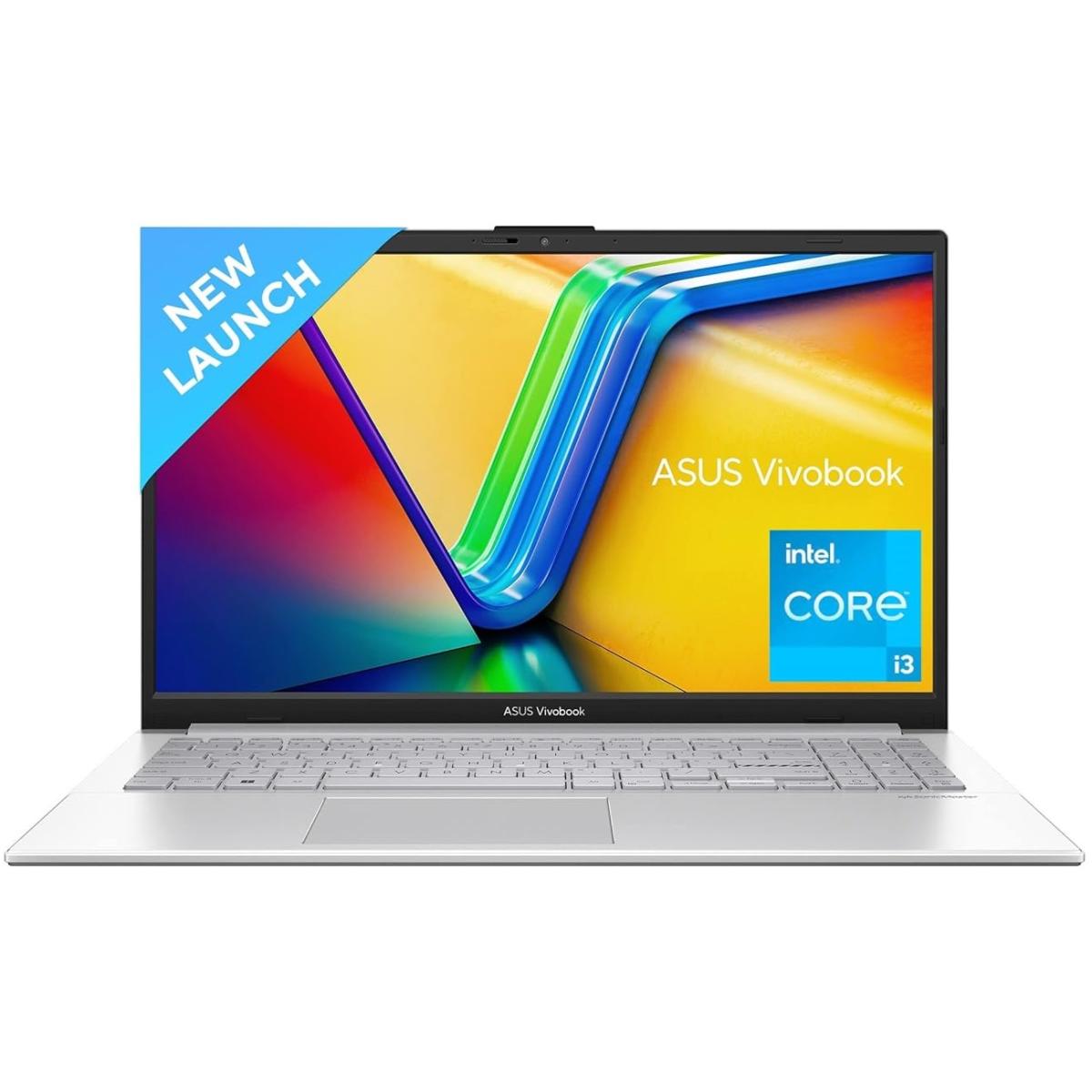 ASUS VivoBook Go 15 (2023) 15.6" FHD, 13th Gen Intel Core I3-N305, 8GB DDR4 RAM, 256GB M.2 PCIe NVMe, Intel® UHD Graphics, Silver Home & Light Use Laptop