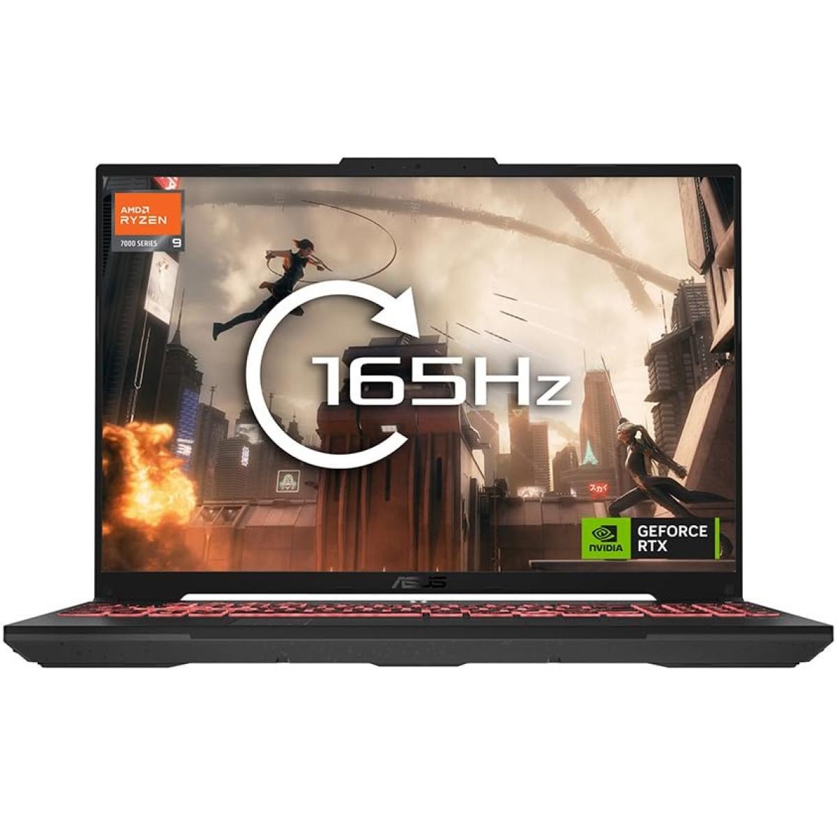 ASUS TUF Gaming A16 (2024) 16.0" FHD+ 165Hz IPS, AMD Ryzen 9 7845HX, Nvidia RTX 4070 8GB GDDR6, 32GB DDR5 RAM, 1TB M.2 PCIe NVMe - Mecha Gray Gaming Laptop