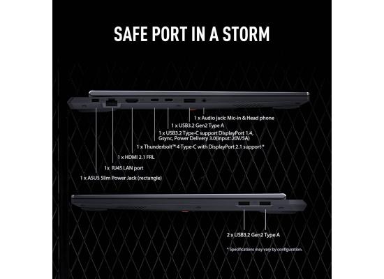 ASUS TUF Gaming F16 16" IPS FHD+ (1920 x 1200) @165Hz, 13th Gen Intel Core i5-13450HX, Nvidia RTX 5050 6GB GDDR7, 16GB DDR5 RAM, 512GB M.2 PCIe NVMe Gen4 - Jaeger Gray Gaming Laptop