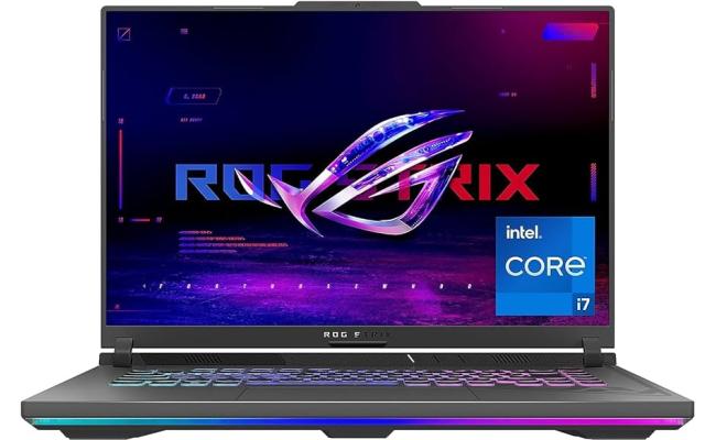 ASUS ROG Strix G16 (2023) 16" FHD+ 165Hz IPS, 13th Gen Intel Core i7-13650HX, Nvidia RTX 4060 8GB GDDR6, 16GB DDR5 RAM, 512GB M.2 PCIe NVMe - Eclipse Gray Gaming Laptop