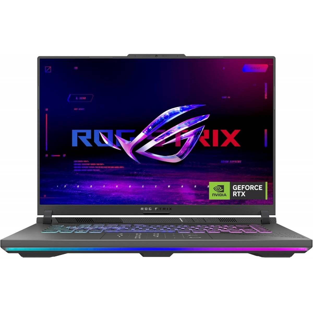 ASUS ROG Strix G16 16" IPS FHD+ (1920 x 1200) @165Hz, AMD Ryzen 9 8940HX, Nvidia RTX 5050 8GB GDDR7, 16GB DDR5 RAM, 512GB M.2 PCIe NVMe Gen4 - Eclipse Gray Gaming Laptop