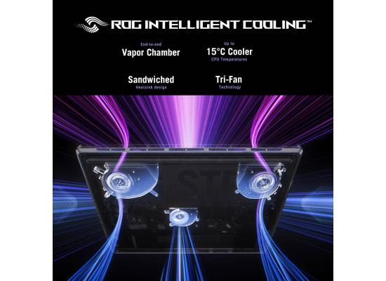 ASUS ROG Strix G16 16" 2.5K 240Hz IPS, Intel Core Ultra 7 255HX, Nvidia RTX 5070 8GB GDDR7, 16GB DDR5 RAM, 1TB M.2 PCIe NVMe Gen4 -Eclipse Gray Gaming Laptop