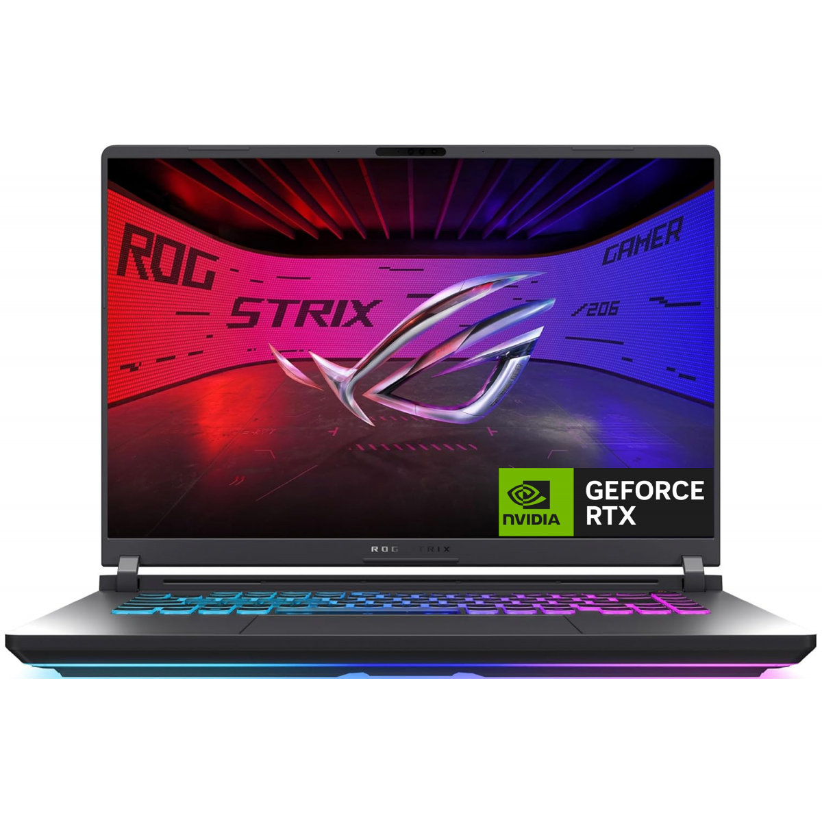 ASUS ROG Strix G16 16" IPS FHD+ (1920 x 1200) @165Hz, 13th Gen Intel Core i5-13450HX, Nvidia RTX 5060 8GB GDDR7, 16GB DDR5 RAM, 512GB M.2 PCIe NVMe Gen4 -Eclipse Gray Gaming Laptop