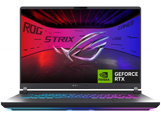 ASUS ROG Strix G16 16" IPS FHD+ (1920 x 1200) @165Hz, 13th Gen Intel Core i5-13450HX, Nvidia RTX 5060 8GB GDDR7, 16GB DDR5 RAM, 512GB M.2 PCIe NVMe Gen4 -Eclipse Gray Gaming Laptop