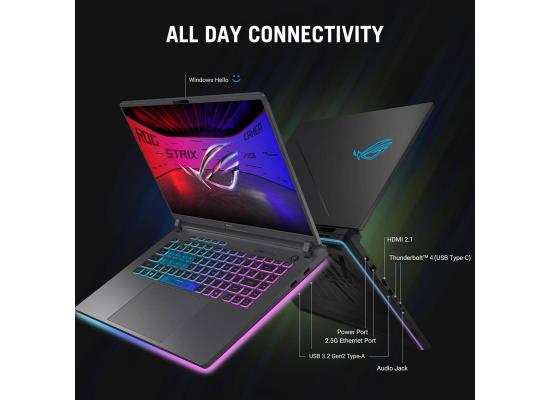 ASUS ROG Strix G16 16" IPS FHD+ (1920 x 1200) @165Hz, 14th Gen Intel Core i7-14650HX, Nvidia RTX 5070 8GB GDDR7, 16GB DDR5 RAM, 512GB M.2 PCIe NVMe Gen4 - Eclipse Gray Gaming Laptop