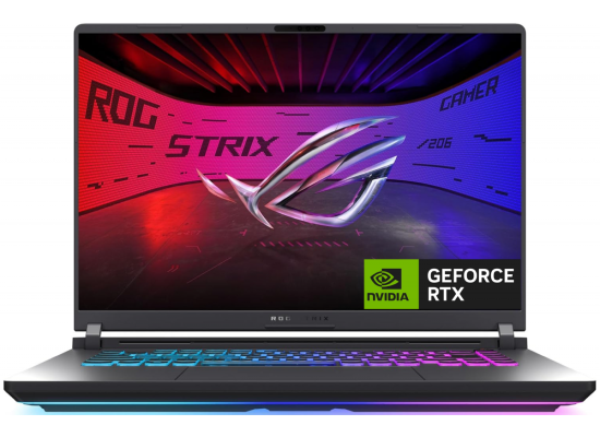 ASUS ROG Strix G16 16" IPS FHD+ (1920 x 1200) @165Hz, 14th Gen Intel Core i7-14650HX, Nvidia RTX 5070 8GB GDDR7, 16GB DDR5 RAM, 512GB M.2 PCIe NVMe Gen4 - Eclipse Gray Gaming Laptop