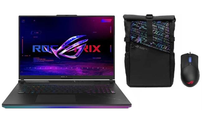 ASUS ROG Strix SCAR 16" 2.5K 240Hz IPS, 14th Gen Intel Core i9-14900HX, Nvidia RTX 4080 12GB GDDR6, 32GB DDR5 RAM, 1TB M.2 PCIe NVMe - Black Gaming Laptop w/ Free Asus Rog Backpack & Rog Gladius III Mouse