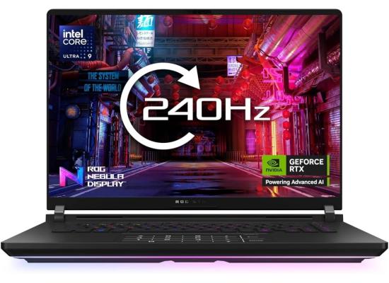 ASUS ROG Strix SCAR G16 (2025) 16" 2.5K 240Hz Mini LED, Intel Core Ultra 9 2nd Gen Processor 275HX, Nvidia RTX 5080 16GB GDDR7, 32GB DDR5 RAM, 1TB M.2 PCIe 4.0 NVMe, Window 11 Home - Off Black Gaming Laptop w/ ROG backpack + ROG Gladius III Mouse