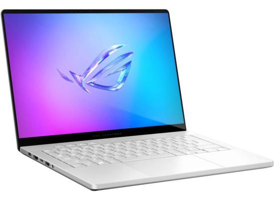 ASUS ROG Zephyrus G14,14" 3K (2880 x 1800) OLED, AMD Ryzen™ AI 9 465, Nvidia RTX 5060 8GB GDDR7, 16GB LPDDR5X RAM, 1TB M.2 PCIe 4.0 NVMe - Platinum White Laptop