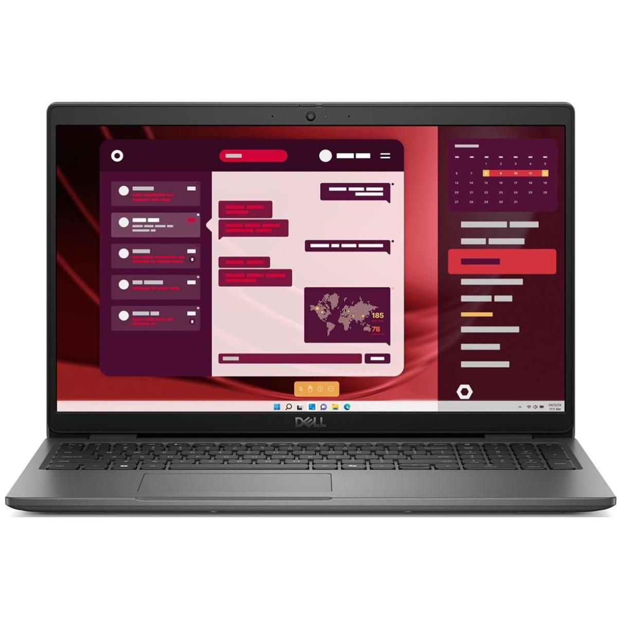 Dell Latitude 3550, 15.6" FHD IPS, 13th Gen Intel Core i7-1355U, Intel Integrated Graphics, 8GB DDR5 RAM, 512GB Gen4 M.2 PCIe NVMe - Soft Charcoal Business Laptop
