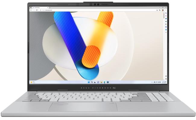 ASUS Vivobook Pro 15 OLED (2024) 15.6" 3K 120Hz OLED @120Hz AI Ready, Intel Core™ Ultra 7 processor 155H, Nvidia RTX 4050 6GB GDDR6, 16GB DDR5X RAM, 1TB M.2 PCIe NVMe Gen4, Windows 11 - Cool Silver Laptop