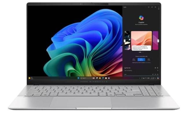 ASUS Vivobook S 15 15.6"3K (2880 x 1620) OLED, Snapdragon® X Elite X1E 78 100 Processor, Qualcomm Adreno Graphics, 16GB LPDDR5x Ram, 1TB M.2 NVMEe SSD Gen4 - Cool Silver Laptop, Windows 11 Home.