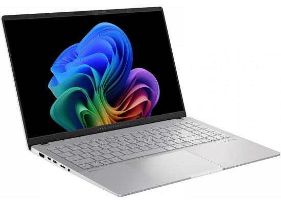 ASUS Vivobook S15 15.6" OLED 3K @120Hz Laptop, Snapdragon X Elite (X1E-78-100), Adreno X1-85 Integrated Graphics, 32GB LPDDR5X RAM Soldered, 1TB M.2 PCIe NVMe Gen4, Windows 11 Home - Cool Silver