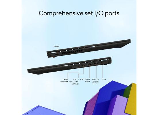 Asus VivoBook S 16 Flip 16.0" FHD+ IPS Touch With Asus Pen, 13th Gen Intel Core i5-1335U, 16GB DDR4 RAM Onboard, 512GB M.2 PCIe NVMe, Intel® Iris® Xe Graphic - Midnight Black Laptop