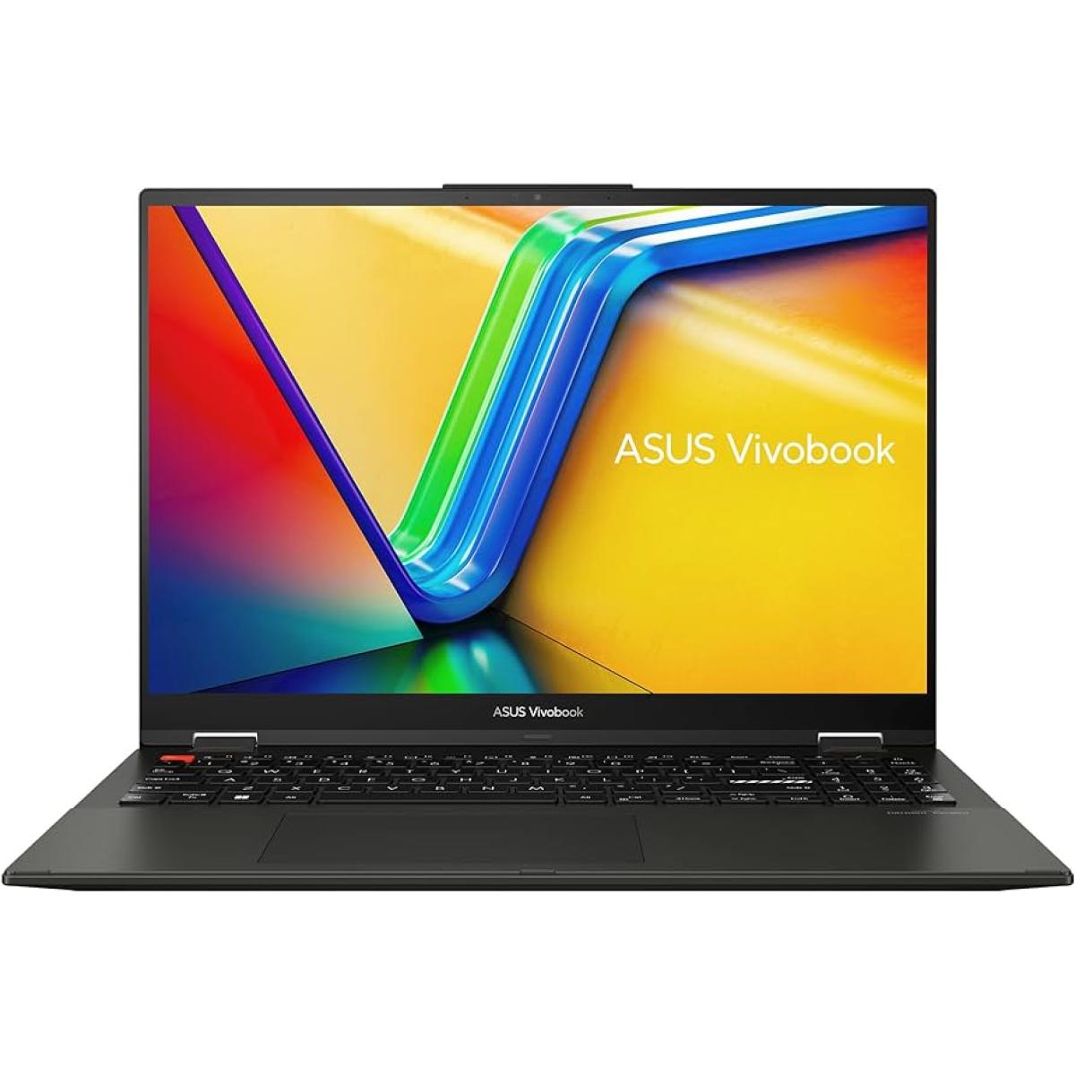 Asus VivoBook S 16 Flip 16.0" FHD+ IPS Touch With Asus Pen, AMD Ryzen™ 5 7530U, 16GB DDR4 RAM, 512GB M.2 PCIe NVMe, AMD Radeon™ Vega 7 Graphics, Windows 11 Home - Midnight Black Laptop