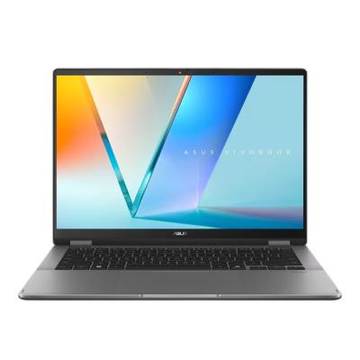 ASUS Vivobook 14 Flip, 14"FHD+ (1920 x 1200) Touch Screen, Intel Core Ultra 5 226V,  Intel Arc Graphics, 16GB LPDDR5X RAM, 512GB M.2 PCIe NVMe Gen4 - Matte Gray Laptop, Windows 11 Home.