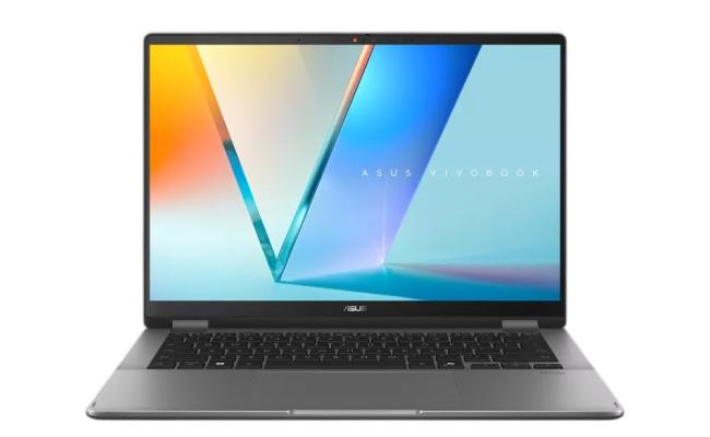 ASUS Vivobook 14 Flip, 14"FHD+ (1920 x 1200) Touch Screen, Intel Core Ultra 5 226V,  Intel Arc Graphics, 16GB LPDDR5X RAM, 512GB M.2 PCIe NVMe Gen4 - Matte Gray Laptop, Windows 11 Home.
