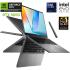 Asus VivoBook 16 Flip 16.0" 3K 120Hz OLED Touch With Asus Pen, Intel Core Ultra 7 processor 256V, Nvidia RTX 5050 8GB GDDR7, 16GB LPDDR5x Ram, 1TB M.2 NVMEe SSD Gen4 - Matte Gray Laptop