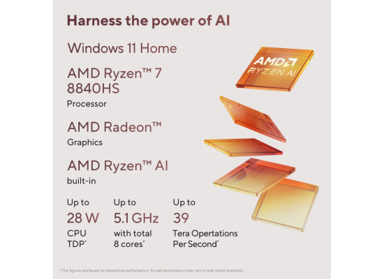 ASUS Zenbook 14" OLED WUXGA FHD+ Touch Laptop, AMD Ryzen™ 7 8840HS AI Processor, AMD Radeon™ 780M Integrated Graphics, 16GB DDR5X RAM, 1TB M.2 PCIe NVMe Gen4 - Black w/ Asus Stylus Pen & Sleeve