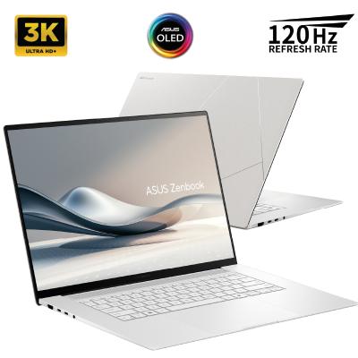 ASUS Zenbook S 16 16" 3K (2880 x 1800) OLED Touch 120Hz 1B Colors, AMD Ryzen AI 300 Series Ryzen™ AI 9 HX 370,  AMD Radeon 890M, 32GB LPDDR5X, 2TB M.2 PCIe NVMe Gen4, Windows 11 Home - Scandinavian White