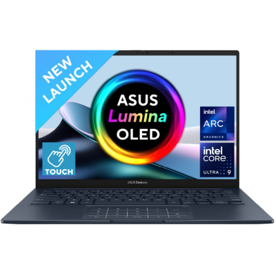 ASUS Zenbook 14" OLED 3K Thin @120Hz Touch Laptop, Intel Core™ Ultra 9 processor 285H, Intel® Arc™ Integrated Graphics, 16GB LPDDR5X RAM, 1TB M.2 PCIe NVMe Gen4, Windows 11 Home - Ponder Blue w/ Pen