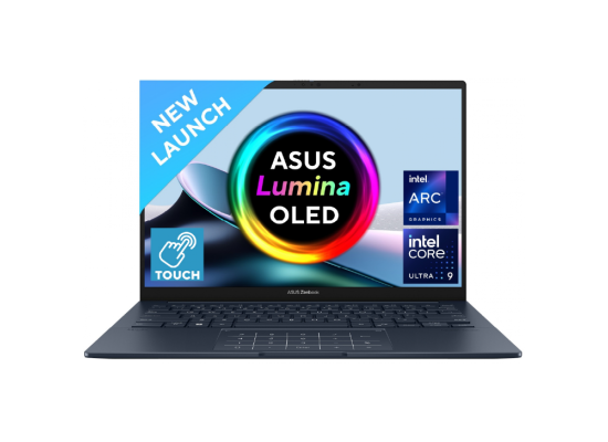 ASUS Zenbook 14" OLED 3K Thin @120Hz Touch Laptop, Intel Core™ Ultra 9 processor 285H, Intel® Arc™ Integrated Graphics, 16GB LPDDR5X RAM, 1TB M.2 PCIe NVMe Gen4, Windows 11 Home - Ponder Blue w/ Pen