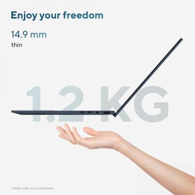 ASUS Zenbook 14" OLED 3K Thin @120Hz Touch Laptop, Intel Core™ Ultra 9 processor 285H, Intel® Arc™ Integrated Graphics, 16GB LPDDR5X RAM, 1TB M.2 PCIe NVMe Gen4, Windows 11 Home - Ponder Blue w/ Pen