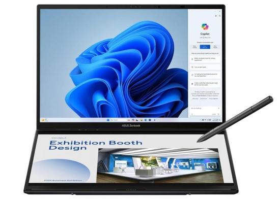 ASUS Zenbook 14" OLED 3K @144Hz Touch Laptop, Intel Core™ Ultra 9 processor 386H, Intel® Arc™ Integrated Graphics,  32GB LPDDR5X RAM, 2TB M.2 PCIe NVMe Gen4, Windows 11 Home -  Moher Gray